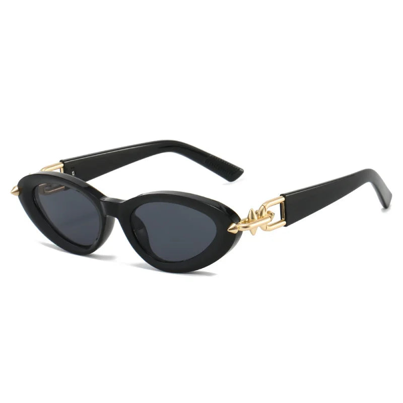 Brizee Velora – Metal Arrow Cat-Eye Sunglasses